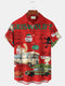Men's Christmas Funny Graphic Short Sleeve Hawaiian Shirt